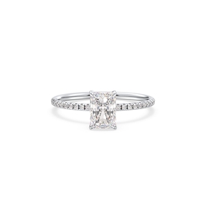 Anillos solitarios de moissanita con certificación GRA de REYES, precio de fábrica al por mayor, para mujer, plata de ley 925, regalo de aniversario, joyería. - Product Image 2
