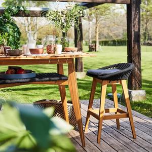 Plateaux de service en bambou boucles, 5 plateaux de haute qualité les meilleurs ventes pour restaurants, plateaux en bambou faits à la main - Product Image 5