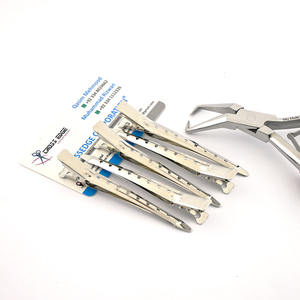 Outils de pose d'extensions capillaires très demandés : pinces crocodile, pinces de sectionnement pour coiffure, pinces de sélection pour extensions capillaires, pinces de coiffage bec de canard - Product Image 2