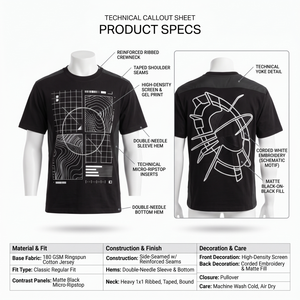 Camiseta Gráfica de Lujo para Hombre, Estilo Urbano, 180GSM, Algodón Hilado en Anillo, Logotipo y Etiqueta Personalizados OEM, Corte Regular - XS a XXL - Product Image 5