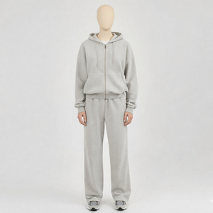 ชุดวอร์มผู้หญิงแบบหนาพิเศษ เป็นมิตรกับสิ่งแวดล้อม ผ้าฟลีซ 3 มิติ สำหรับฤดูหนาว สไตล์สตรีทแวร์ ฮิปฮอป กางเกงขายาว เสื้อฮู้ดดี้ ชุดเซ็ตเต็มตัว - Product Image 6