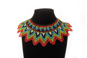 สร้อยคอปักลูกปัดพรีเมียมประดับด้วยลูกปัดแก้วระยิบระยับ เครื่องประดับโดดเด่นสำหรับงานพิเศษและงานเฉลิมฉลอง - Product Image 6