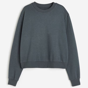 Sweat-shirts unisexes à col rond, coupe classique, en tissu polaire 100% coton, avec logo imprimé et brodé, Drop Shuler, saison d'hiver - Product Image 4