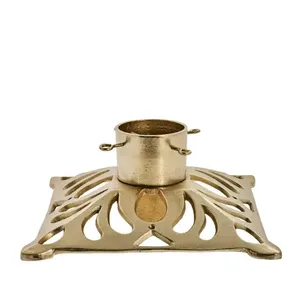 Root Design Gold Plated Metal Christmas <b>Tree</b> <b>Stand</b> Latest Design Modern <b>Tree</b> <b>Stand</b> for Christmas <b>Tree</b> Support - Product Image 5
