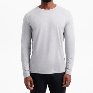 T-shirts à manches longues pour hommes, dernière mode, légers et confortables, 100% coton, qualité supérieure, tissu respirant - Product Image 1