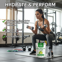 Mélange de boisson hydratante sans sucre Kangherb pour la récupération sportive, poudre d'électrolytes