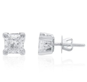Pendientes de Diamantes de Oro de Lujo para Mujer, Piedras Redondas Brillantes Naturales, Joyería Elegante para Bodas y Fiestas - Product Image 6