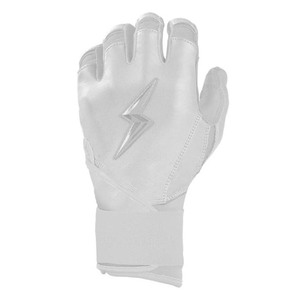 Bruce <b>Bolt</b> High Quality Premium Cabretta Leather Batting Gloves <b>Hook</b> Loop Closure Durable Long Cuff Design Ambidextrous - Product Image 5