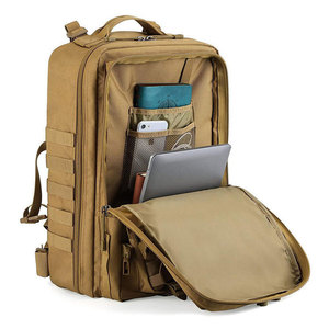 Sac à dos tactique de chasse Perfectionists 15 pouces en nylon imperméable avec cadre interne et fermeture éclair unisexe pour l'extérieur 77L camouflage - Product Image 3