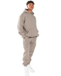 OEM High Quality Custom Breathable Streetwear Hooded Suit Print <b>Embroidery</b> Men's Sweatsuit Boxy Fit Cropped Hoodie <b>Set</b> for Men - Product Image 1
