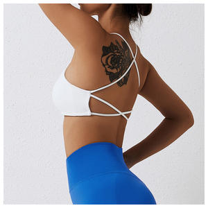 Soutien-gorge de sport sans couture réglable pour femmes avec compression élastique douce et motif imprimé pour adultes actifs - Product Image 6