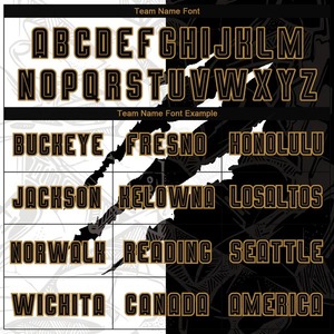 Uniforme de Fútbol Sublimado con Diseño de Grafiti Personalizado en Negro y Dorado Antiguo, Camiseta Deportiva Transpirable para Entrenamiento de Equipo - Product Image 4