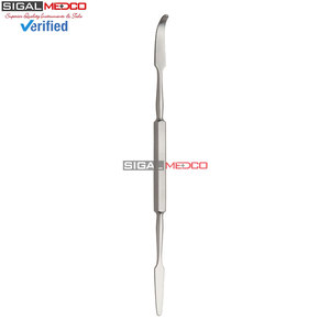 Dissecteur à double extrémité à bout arrondi 190 mm, écarteur périostal à double extrémité, grattoir osseux chirurgical en acier inoxydable, orthopédique, dentaire - Product Image 5