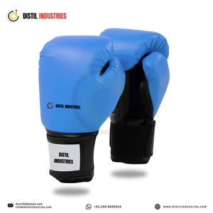 Premium Quality Leather Boxing Gloves with Adjustable <b>Wrist</b> <b>Strap</b> Customizable Logo and Color for Training - Product Image 1