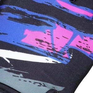 Training Sublimation Cycling <b>Gloves</b> Half Finger Printed Pattern Secure Closure Adult Youth Road Racing <b>Gloves</b> OEM Cycling <b>Gloves</b> - Product Image 6