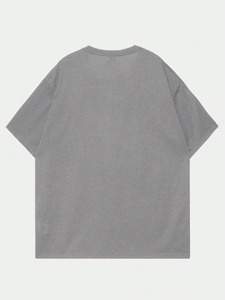Nouvelle collection été – T-shirts pour hommes 100 % coton respirant, séchage rapide, coupe ample, grandes tailles, impression de logo personnalisé, lettres imprimées sur le devant - Product Image 2