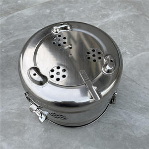 Tambour de stérilisation manuel en acier inoxydable de qualité supérieure pour la stérilisation et le stockage sécurisé des instruments médicaux et chirurgicaux en milieu hospitalier - Product Image 4