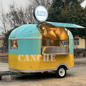 Remolque de catering de calle Popular a precio de fábrica, camión de comida móvil, remolque de comida - Product Image 2