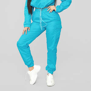 Conjunto Deportivo de Alta Calidad 2026, Top Corto y Pantalones Jogger, Dos Piezas, Sudadera con Capucha, Pantalones de Chándal, Conjunto Deportivo de Algodón para Mujer - Product Image 4