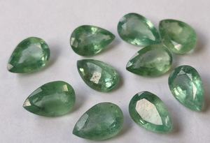 Natural Light Green Peridot Square Rose Cut 7x10mm Loose Gemstone Third Party Certified AAMNA <b>GEMS</b> for Jewelry Making - Product Image 4