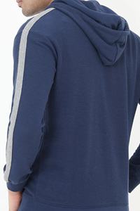 Sudadera con Capucha y Cremallera Personalizada con Logotipo para Hombre, Diseño Desgarrado, Sudadera de Algodón Grueso, Impermeable, Transpirable, Ecológica, 260g, Invierno - Product Image 2