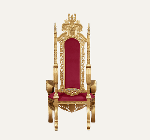 Silla de Descanso Clásica de Lujo en Madera de Caoba Maciza, Tallada a Mano, Mueble Tipo Trono Real para Uso en Hoteles y Apartamentos - Product Image 3