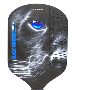 ไม้พายพิเคิลบอลผิวไฟเบอร์กลาสสีดำ/สีขาว - Product Image 1