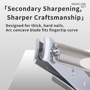 Kit de Manucure Professionnel Classique Personnalisé avec Logo, 4-en-1, Coupe-Ongles à Ressort Unique, Étui Métallique Portable, Trousse de Soin des Ongles en Gros - Product Image 3