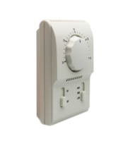 Telin AC303F HVAC Programlanamayan Fan Coil 3 Hızlı Termostat AC 230V Alev Geciktirici PC+ABS Endüstriyel Hastane Havalandırması