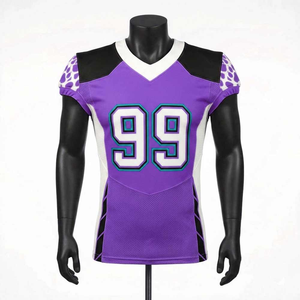 Camiseta de Baloncesto Morada sin Mangas con Cuello en V, Malla Sublimada Transpirable, Unisex, Corte Atlético, Número 99 - Product Image 1
