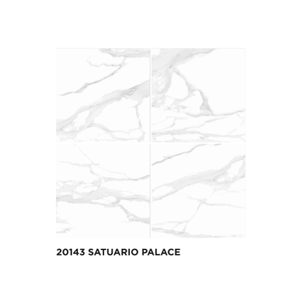 Colección Satuario, baldosas de porcelana de 300x300 mm con patrón de mármol blanco para revestimiento de paredes interiores y pisos, duraderas. - Product Image 2