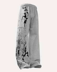 High Quality Graphic Printed <b>Men's</b> Oversized Sweatpants Casual <b>Loose</b> Fit Pants 100% Cotton Heavyweight <b>Men's</b> Winter <b>Trousers</b> - Product Image 2