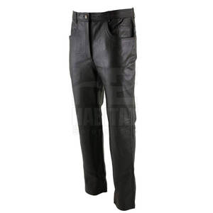 Pantalones de cuero para hombre con estilo, diseño ajustado, material cómodo y duradero para uso diario. - Product Image 5