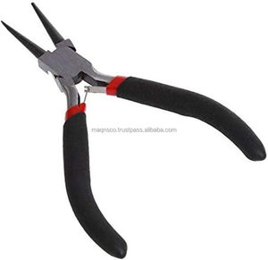 12.5CM Curved <b>Needle</b> <b>Beading</b> Pliers Round Nose Jewelry Making Tool DIY Handmade Gemstone Wire Wrapping Pliers - Product Image 1