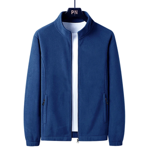 Custom Plain Men's Lightweight Stand Collar <b>Jacket</b> Full Zip Everyday Outerwear Men's Windproof Softshell <b>Jacket</b> Full Zip Casual - Product Image 5
