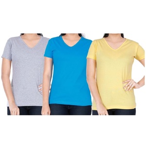 Camiseta de Manga Corta con Cuello Redondo y Corte Ajustado de Felpa para Mujer, Personalizable con Logotipo - Product Image 6