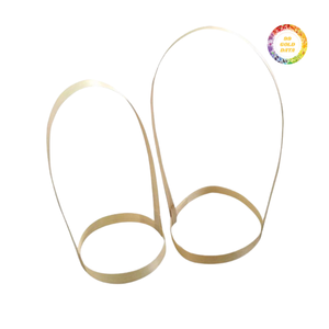 Poignée de tasse réutilisable en bambou couleur naturelle, accessoire pour tasse - Product Image 1