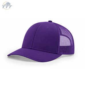 Casquette de camionneur en maille marron et blanche personnalisée en gros |   Casquette Snapback à 6 Panneaux Brodés en 3D, Fabrication OEM ODM au Vietnam - Product Image 1
