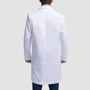 Bata de Laboratorio Blanca Ligera para Hombre, Talla Grande, para Uso Médico Diario, con Detección de Agujas, Material de Alta Calidad - Product Image 2