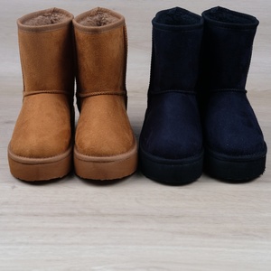 Bottes d'Hiver pour la Neige, pour Garçons et Filles, en Daim Rembourré, Épaisses, Semelle Souple Antidérapante, Chaussures en Coton - Product Image 5