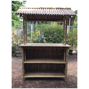 Meubles de jardin en bambou de style moderne, bar Tiki, gazebo, tabourets, chaises, table en bambou naturel pour une utilisation en extérieur à prix avantageux - Product Image 6