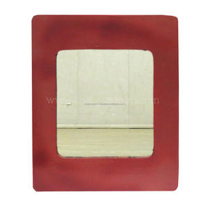 Espejo con Marco de Color Sólido para Colgar en la Pared, Espejo Cosmético para Dormitorio, Espejo de Maquillaje, Espejo de Pared Cuadrado - Product Image 2