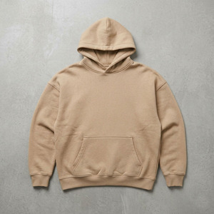 เสื้อฮู้ดดี้โอเวอร์ไซส์ผ้าฝ้ายหนาน้ำหนัก 400GSM พิมพ์โลโก้ได้ตามต้องการ สำหรับผู้ชาย ทรงเรียบง่าย ผ้าเฟรนช์เทอร์รี่ มีไซส์พลัส สไตล์สตรีทแวร์ - Product Image 6