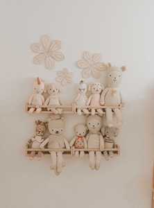 Modern Organic Rattan Decorate Kid Flower <b>Wall</b> Art Hand Woven Nursery Decor <b>Ornament</b> Sustainable Style - Product Image 3