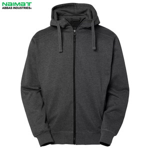 Sweat-shirt à capuche zippé bicolore pour homme, avec empiècements contrastants, en polaire multicolore, uniforme d'entraînement, veste d'extérieur - Product Image 6