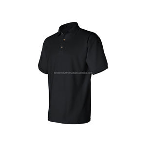 T-shirts polo en coton doux et confortable pour hommes Meilleur golf pour polos Motif solide anti-rides pour garçons - Product Image 2