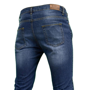 กางเกงยีนส์ผ้ายืดเข้ารูปของผู้ชายผ้าฝ้ายออกแบบได้ตามต้องการ - Product Image 4