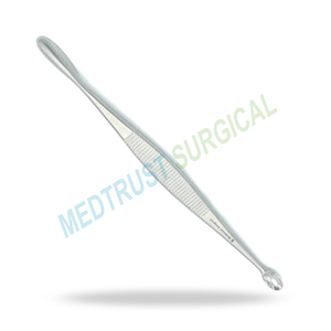 Curette osseuse Volkmann 5,5 pouces en acier inoxydable, instrument chirurgical orthopédique et neurochirurgical avec poignée ergonomique - Product Image 4