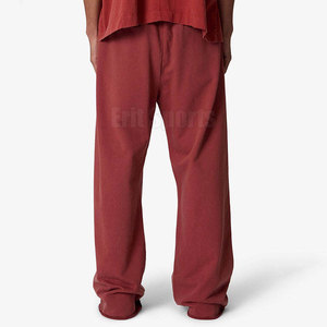 High Quality Casual Men's Flare <b>Trouser</b> Cotton/Polyester Fabric Eco-Friendly Breathable <b>Elastic</b> <b>Waist</b> Customizable - Product Image 2