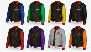 Chaqueta Bomber Personalizada, Estilo Vintage, Unisex, Mezcla de Viscosa/Poliéster, Casual, con Botones, Bloques de Color, Impermeable, Ligera, al por Mayor - Product Image 5